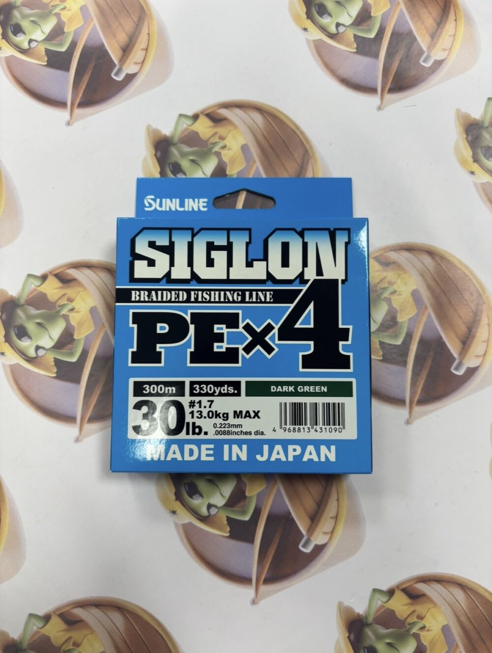 Linha SunLine Siglon X4 PE1.7 (0,22mm) 30lb C/300m Cor Dark Green