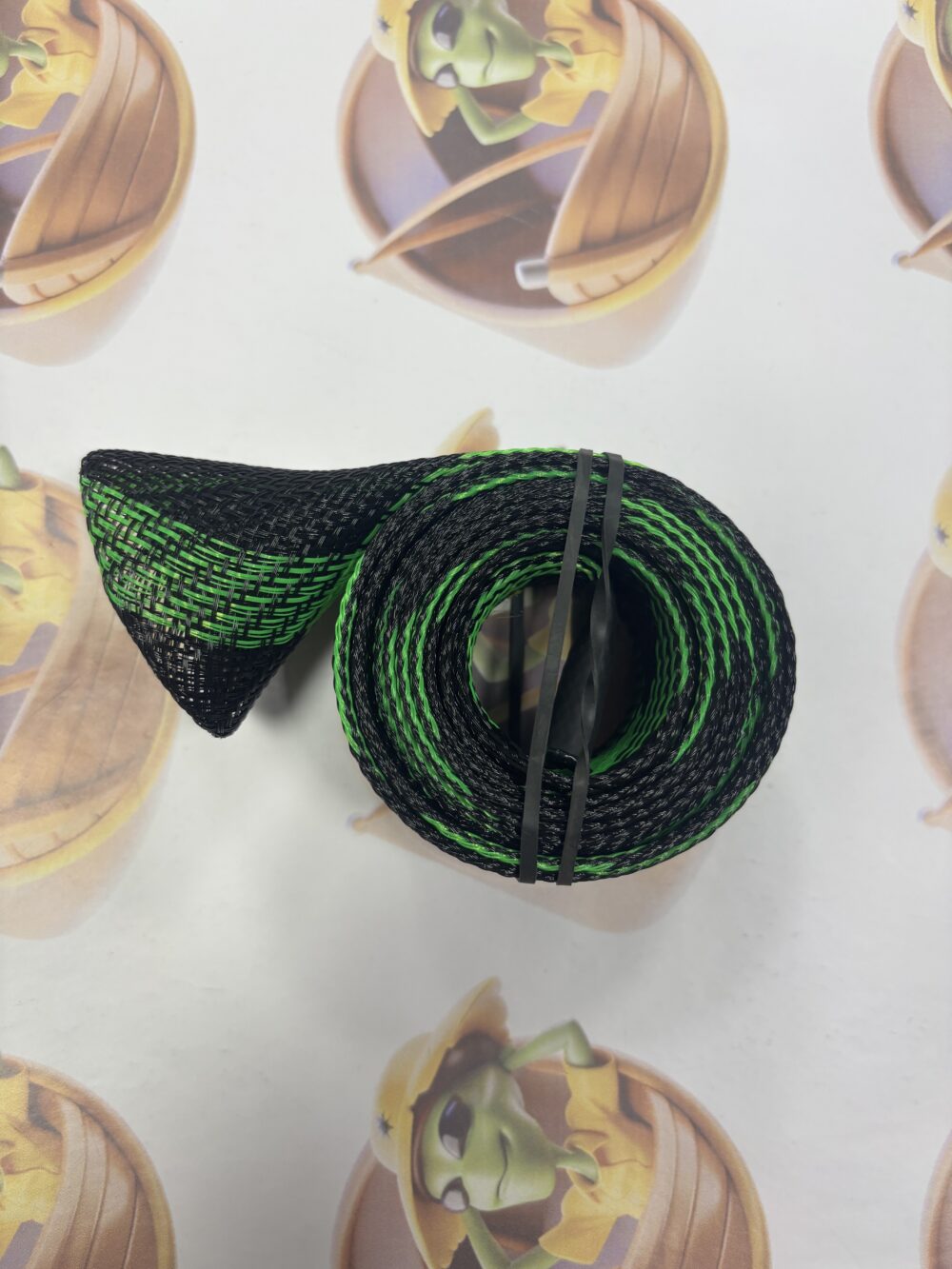 Protetor para Varas de Pesca Cor Preto e Verde