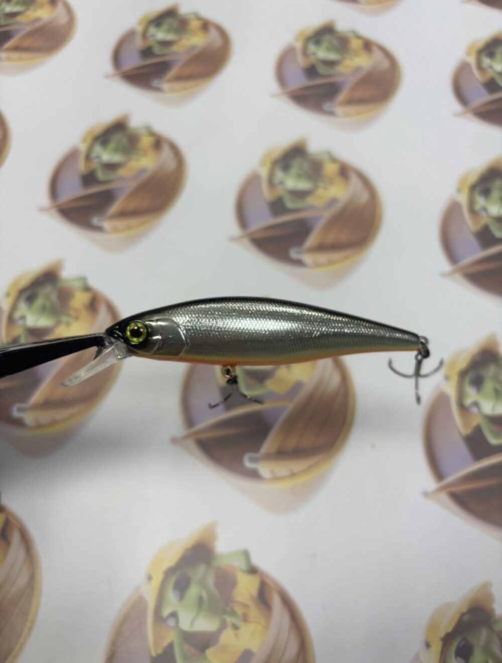 Isca Jackall Squadminnow 95SP Cor Silver Orange Belly