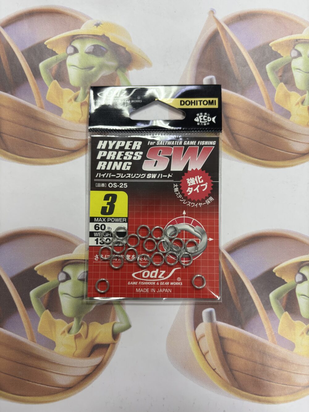 Argola Split Ring Odz Hyper Press Ring Sw Os-25 Nº3 60lbs