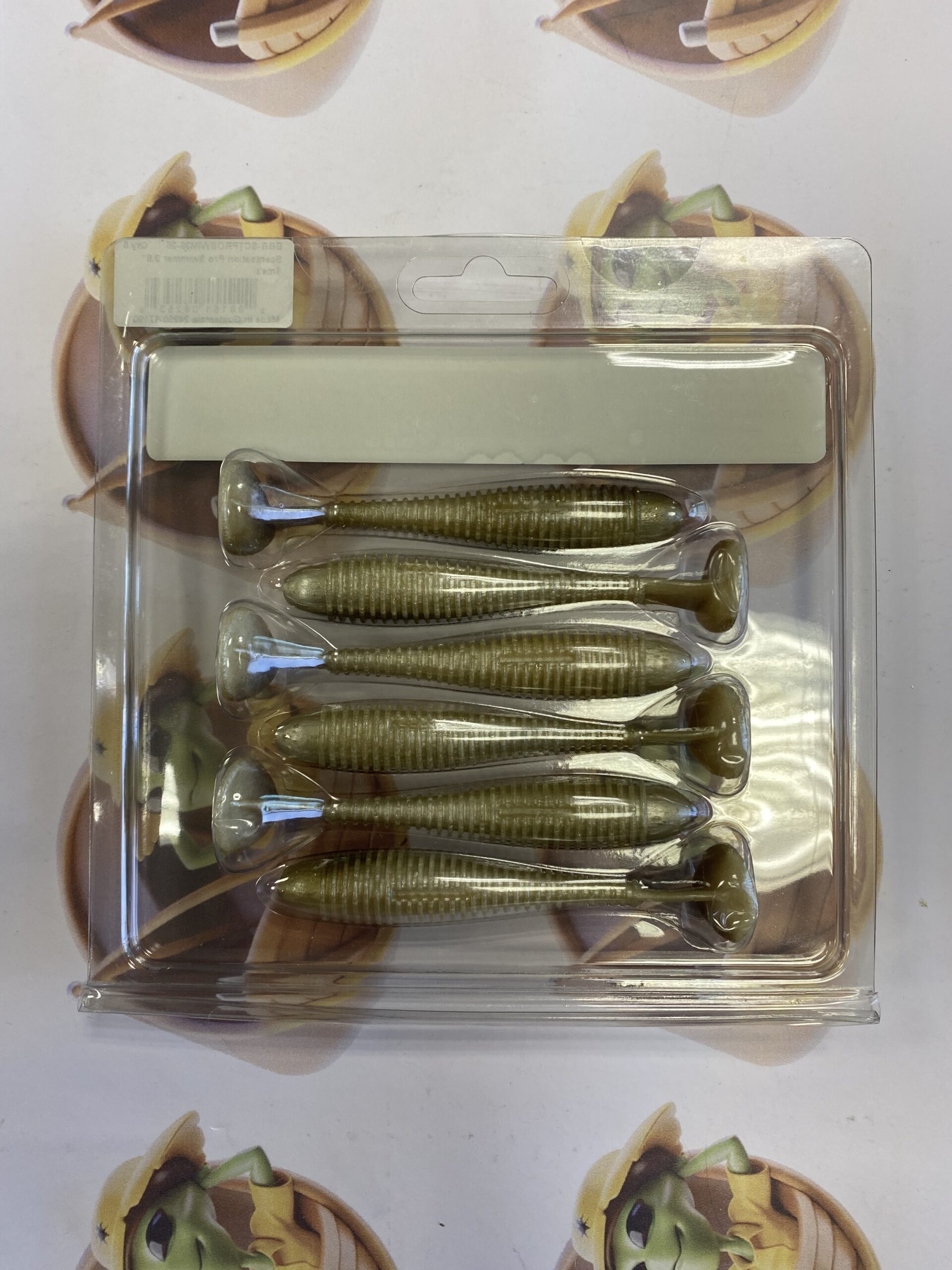 Isca Artificial Shad Big Bite Scentsation Pro Swimmer 3.8" Cor Smelt - Imagem 2
