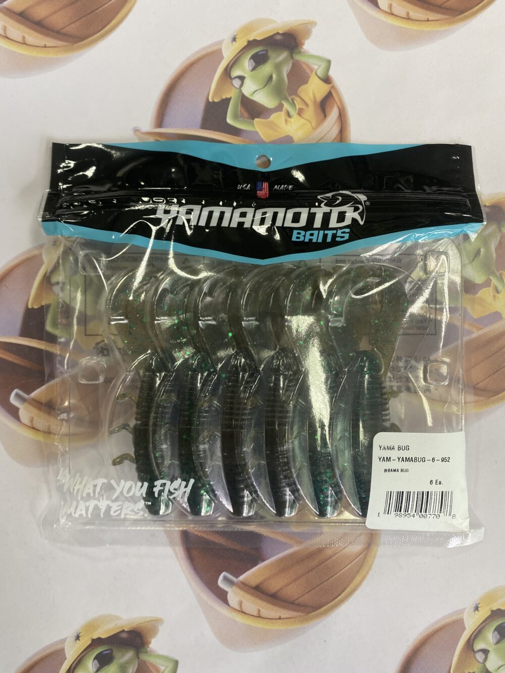 Isca Artificial Yamamoto Baits Yama Bug 9,5cm 6un Cor Bama Bug