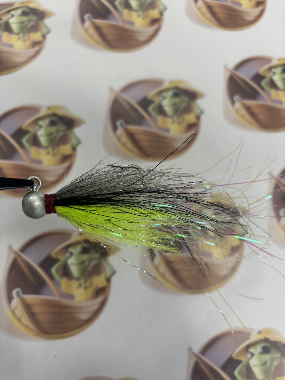 Jig de Pena Lure Maker Bolinha Single 10g 3/0 Cor Cromo