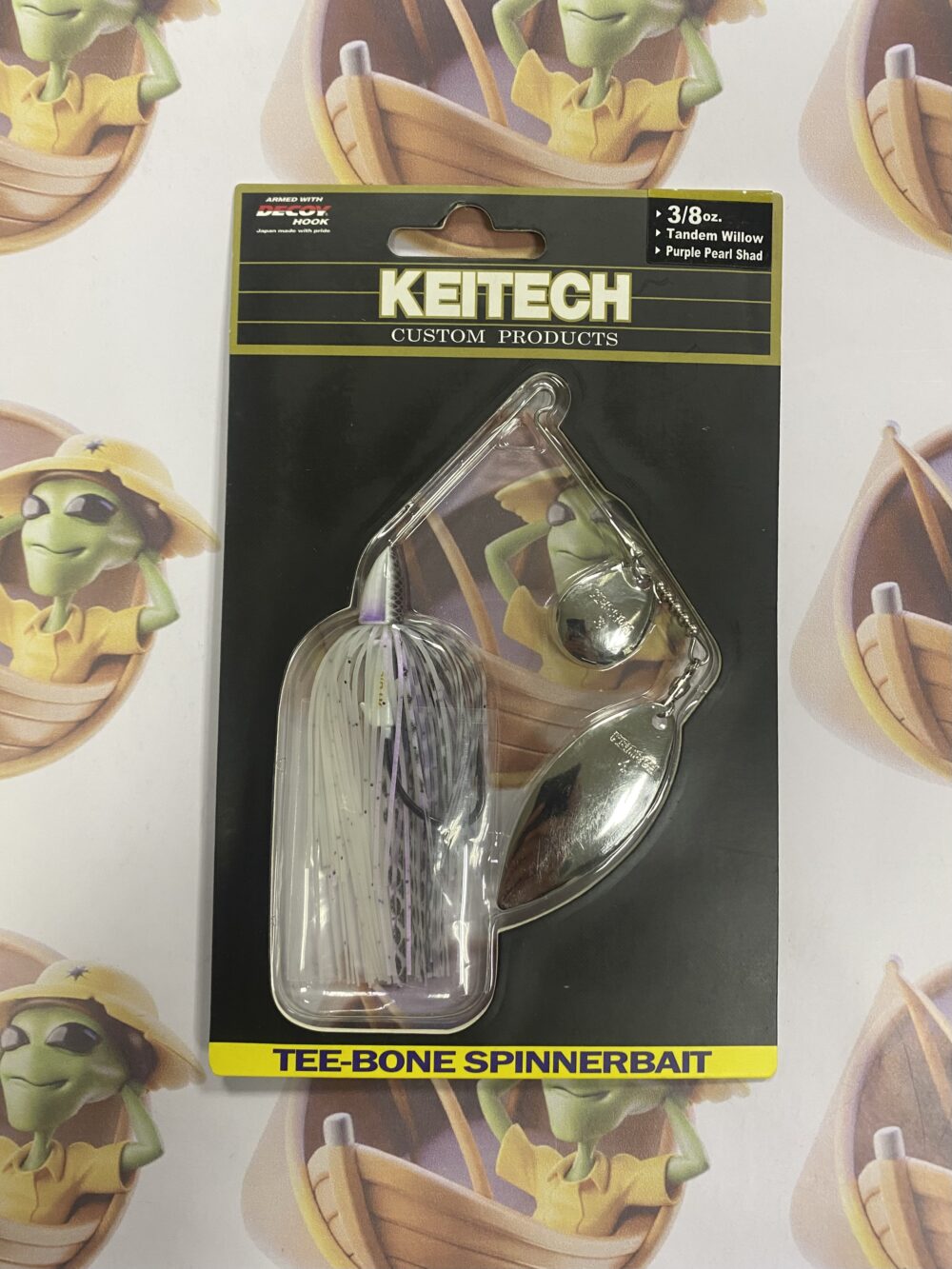 Keitech Tee Bonne Spinnerbait Cor Purple Pearl Shad