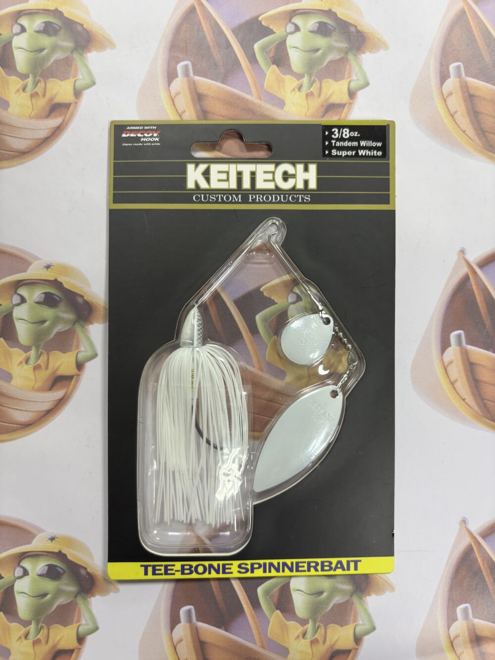 Keitech Tee Bonne Spinnerbait Cor Super White
