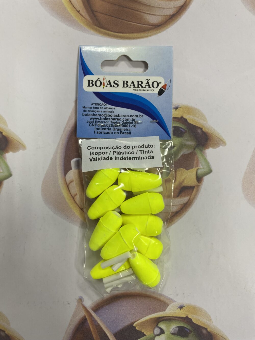 Bóia Barão Lambari n1 Amarela