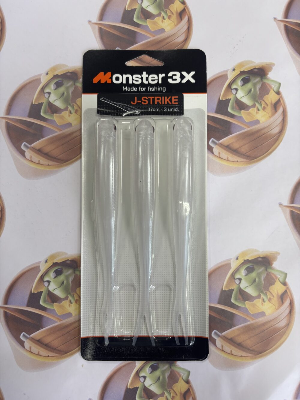 Isca Soft Monster 3X J Strike 17cm Cor Manjuba