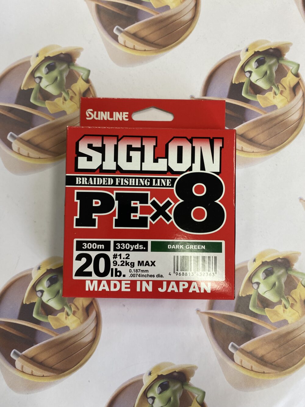Linha SunLine Siglon X8 PE1.2 (0,18mm) 20lb C/300m - Dark Green - Verde Musgo