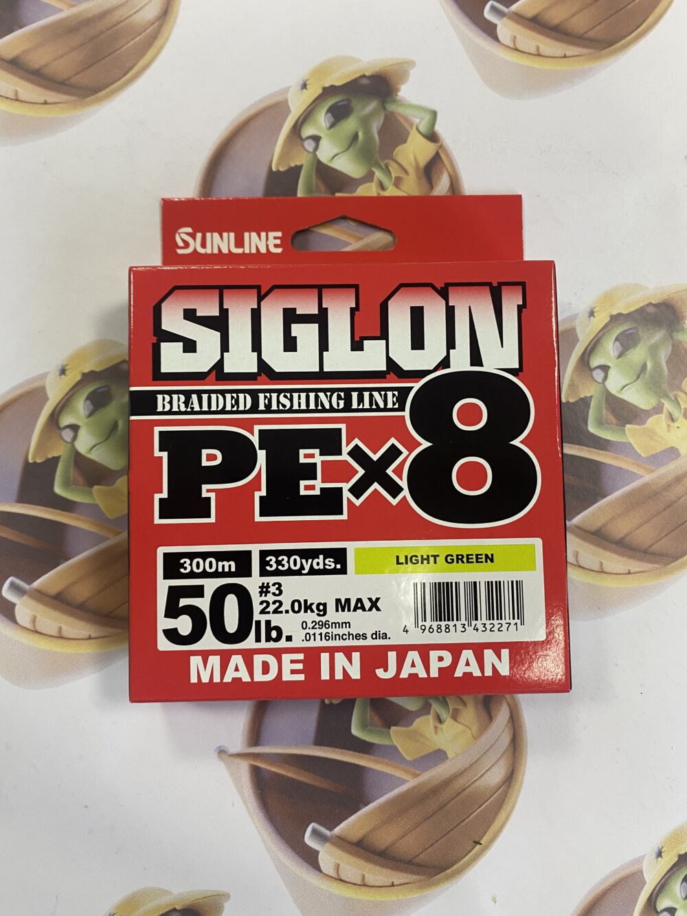 Linha SunLine Siglon X8 PE 3 (0,29mm) 50lb C/300m - Light Green - Verde Claro