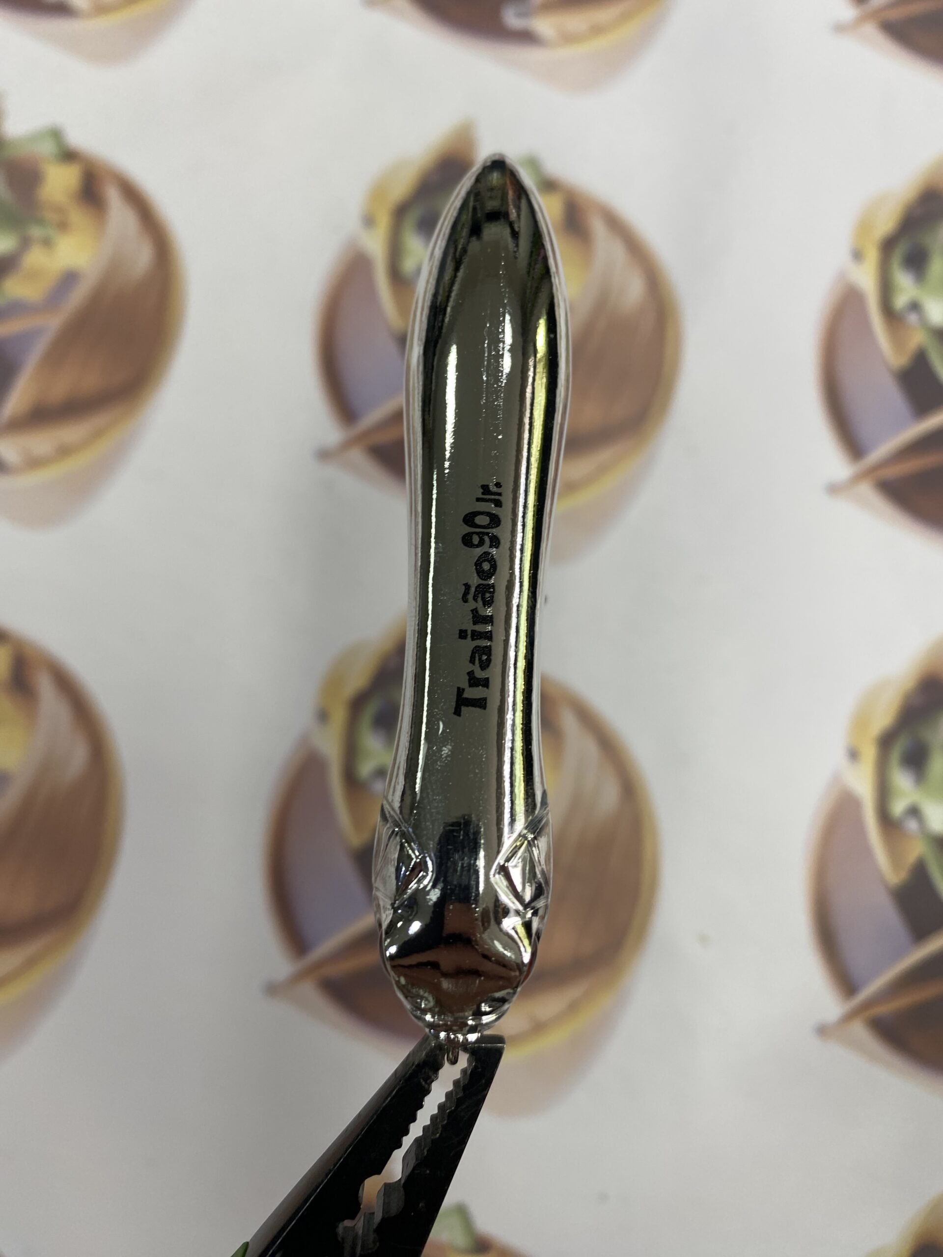 Isca Artificial Imakatsu Trairão Jr. 90 Cor Full Metal - Imagem 3