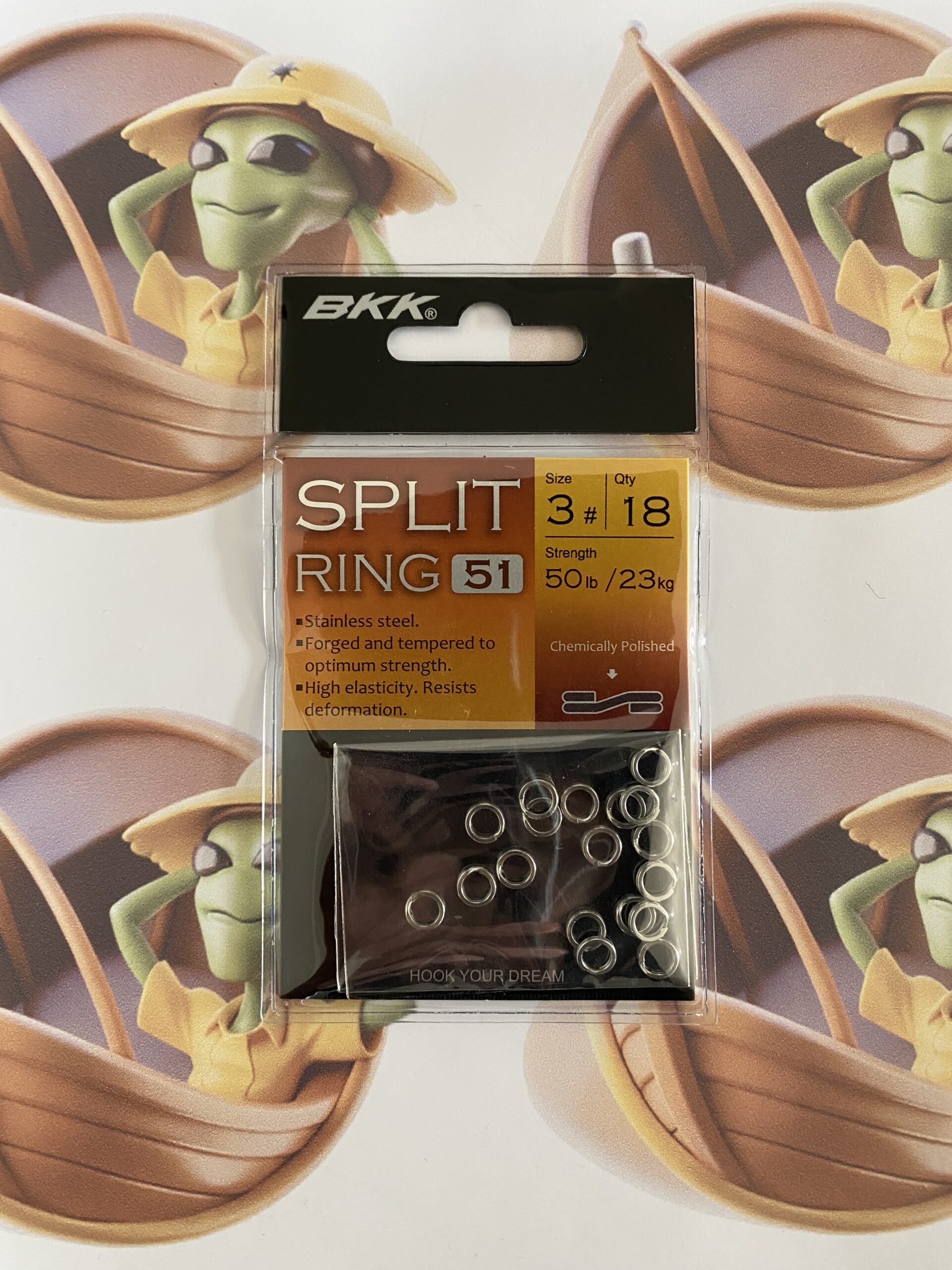 BKK Split Ring 51 n3 50lb 18un