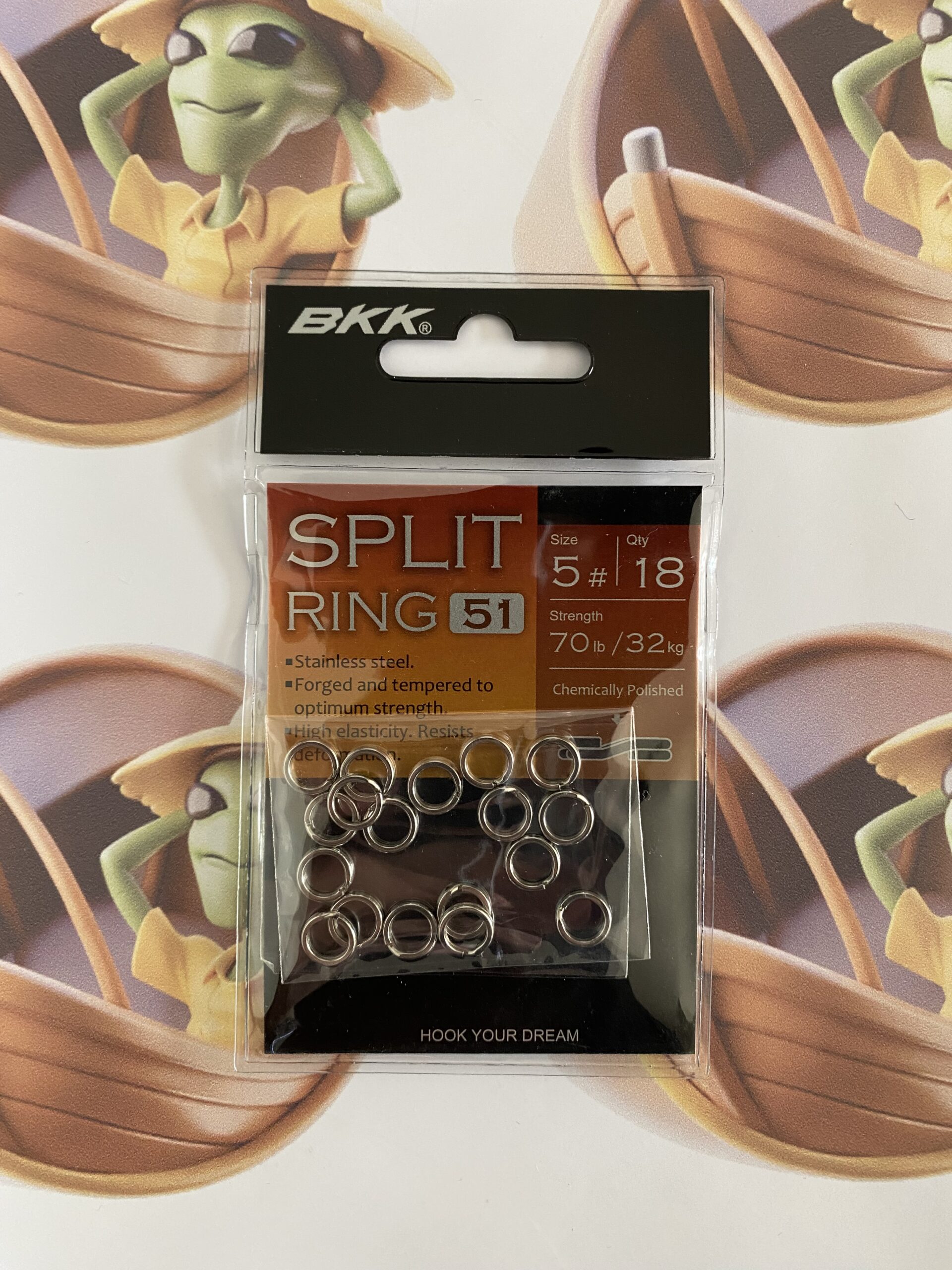 BKK Split Ring 51 n5 70lb 18un