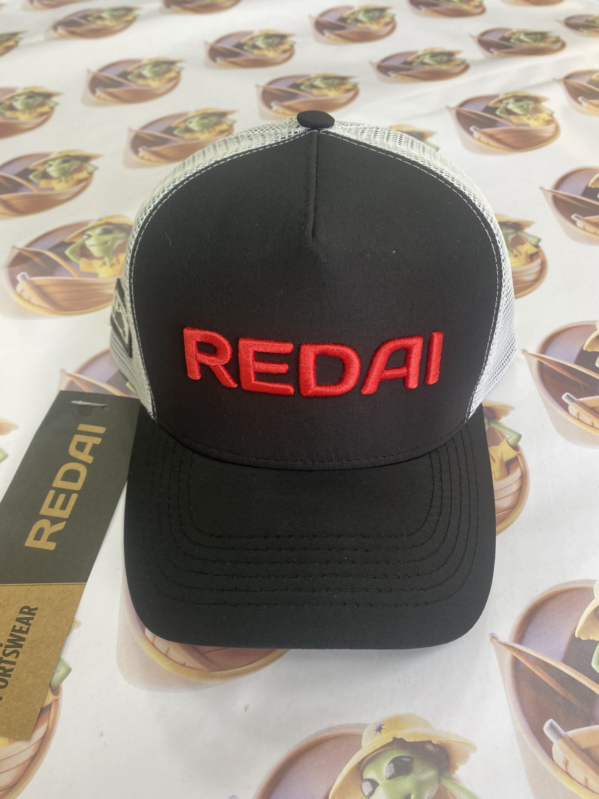Boné Redai Preto e Branco