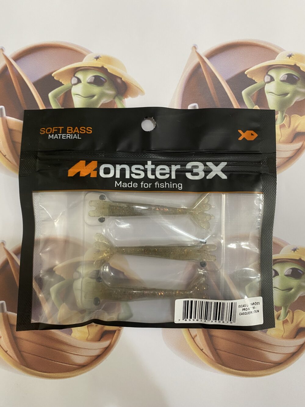 Camarão Pro-X Monster M3X 7cm Cor Casqueiro
