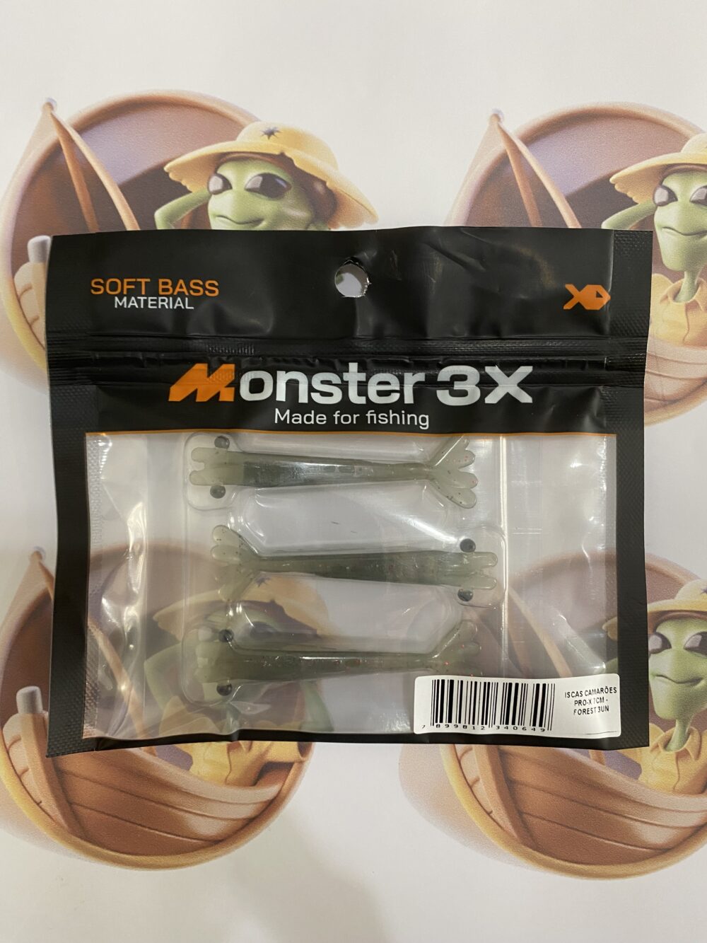 Camarão Pro-X Monster M3X 7cm Cor Forest