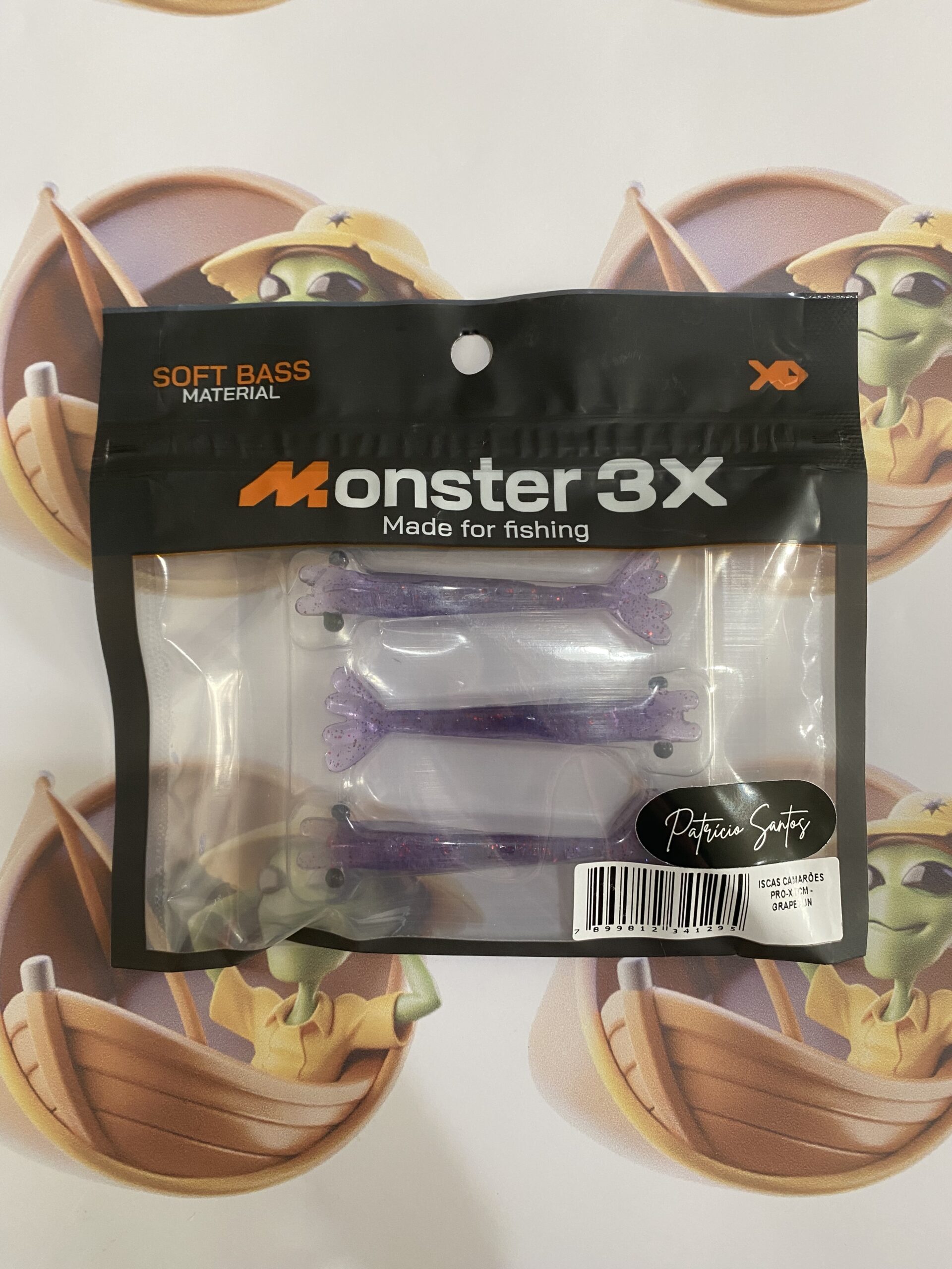 Camarão Pro-X Monster M3X 7cm Cor Grape