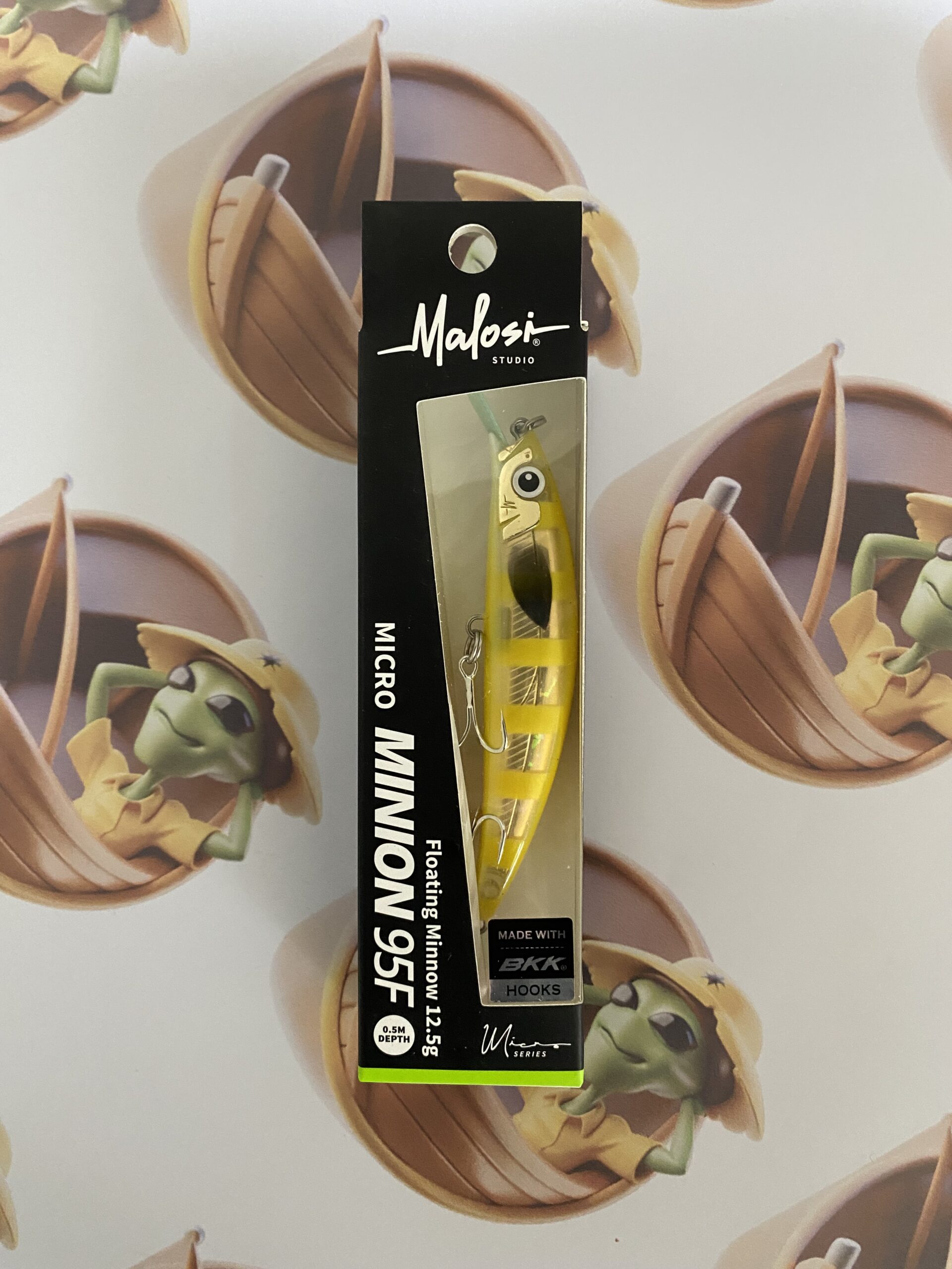 Isca Artificial Malosi Micro Minion 95F Cor Lotus - Imagem 2
