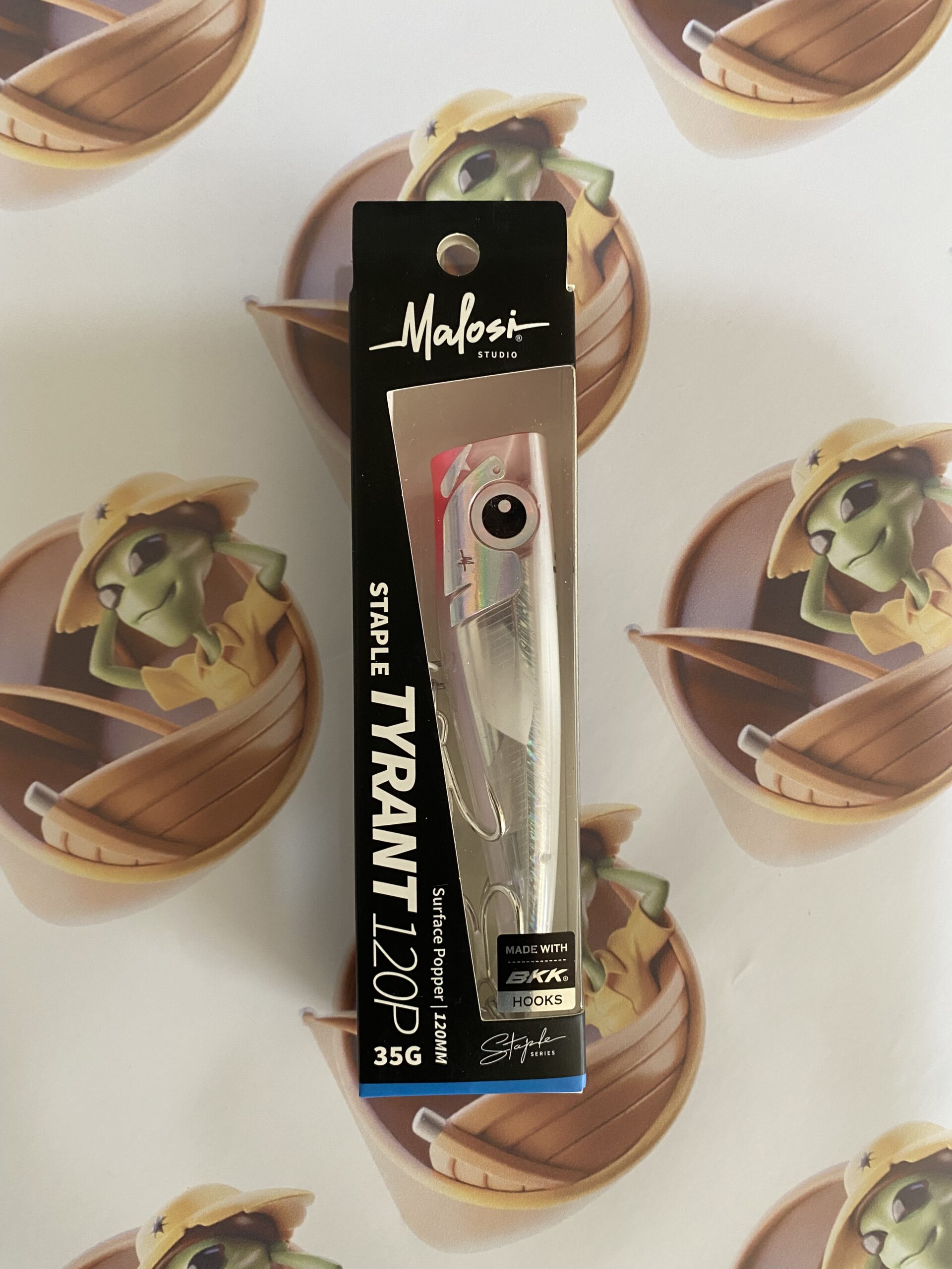 Isca Artificial Malosi Staple Tyrant 120P Cor Albino - Imagem 2
