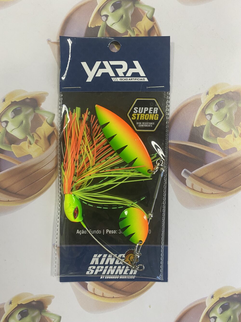 Isca Artificial Yara King Spinner 7/0 30g Cor Tiger