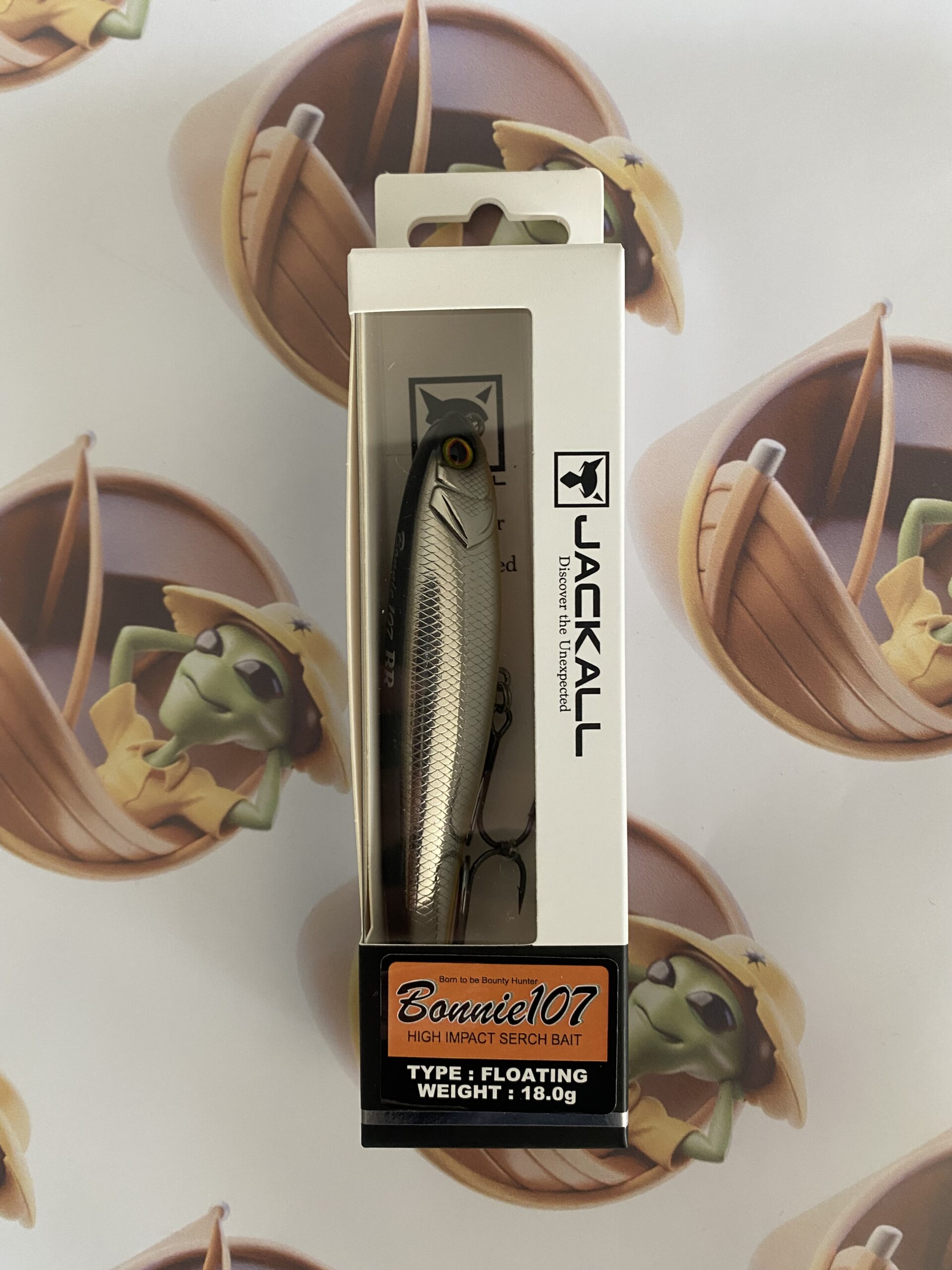 Isca Jackall Bonnie 107 Cor Silver Orange Belly - Imagem 2
