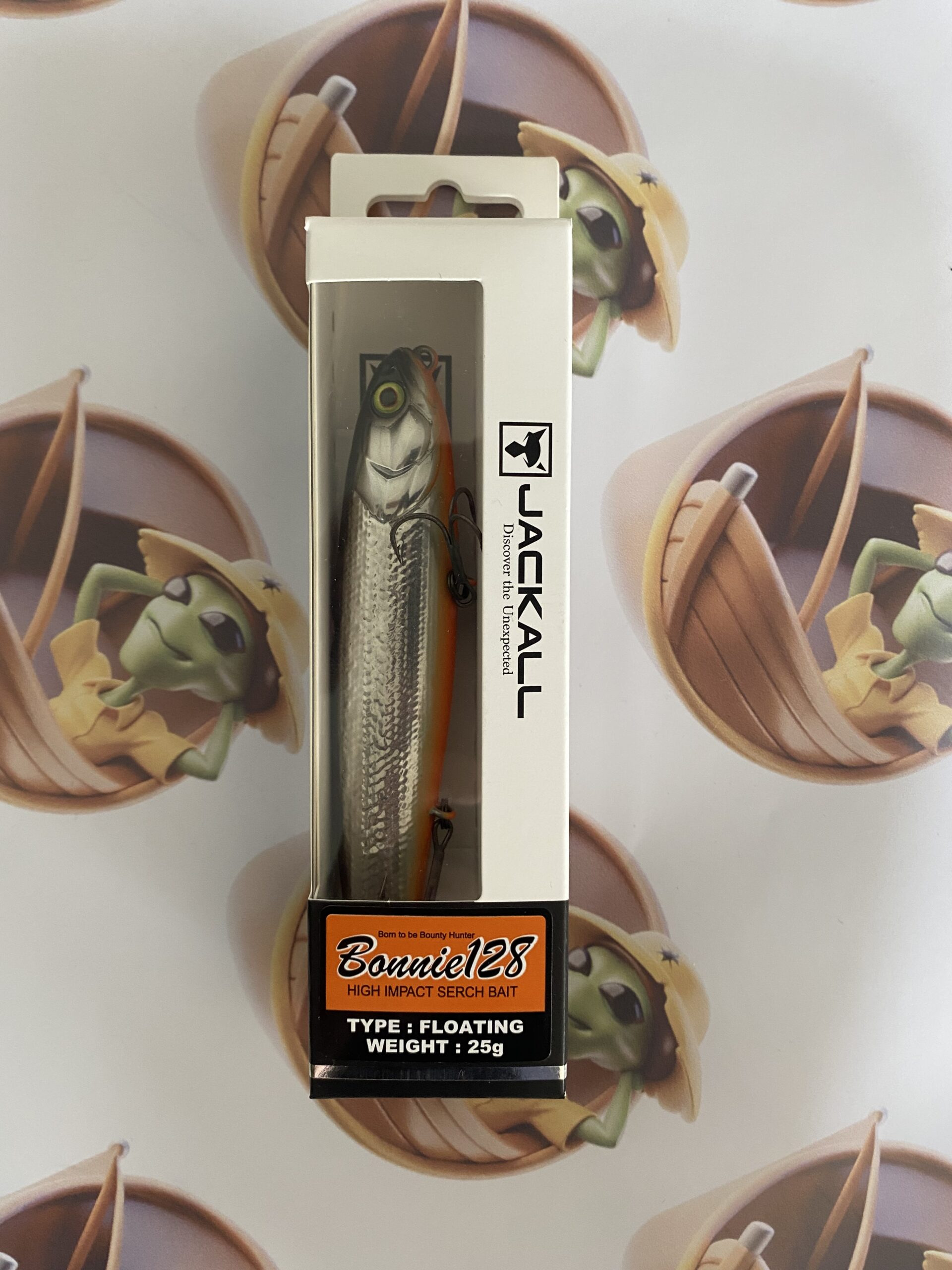 Isca Jackall Bonnie 128 Cor Silver Orange Belly - Imagem 2