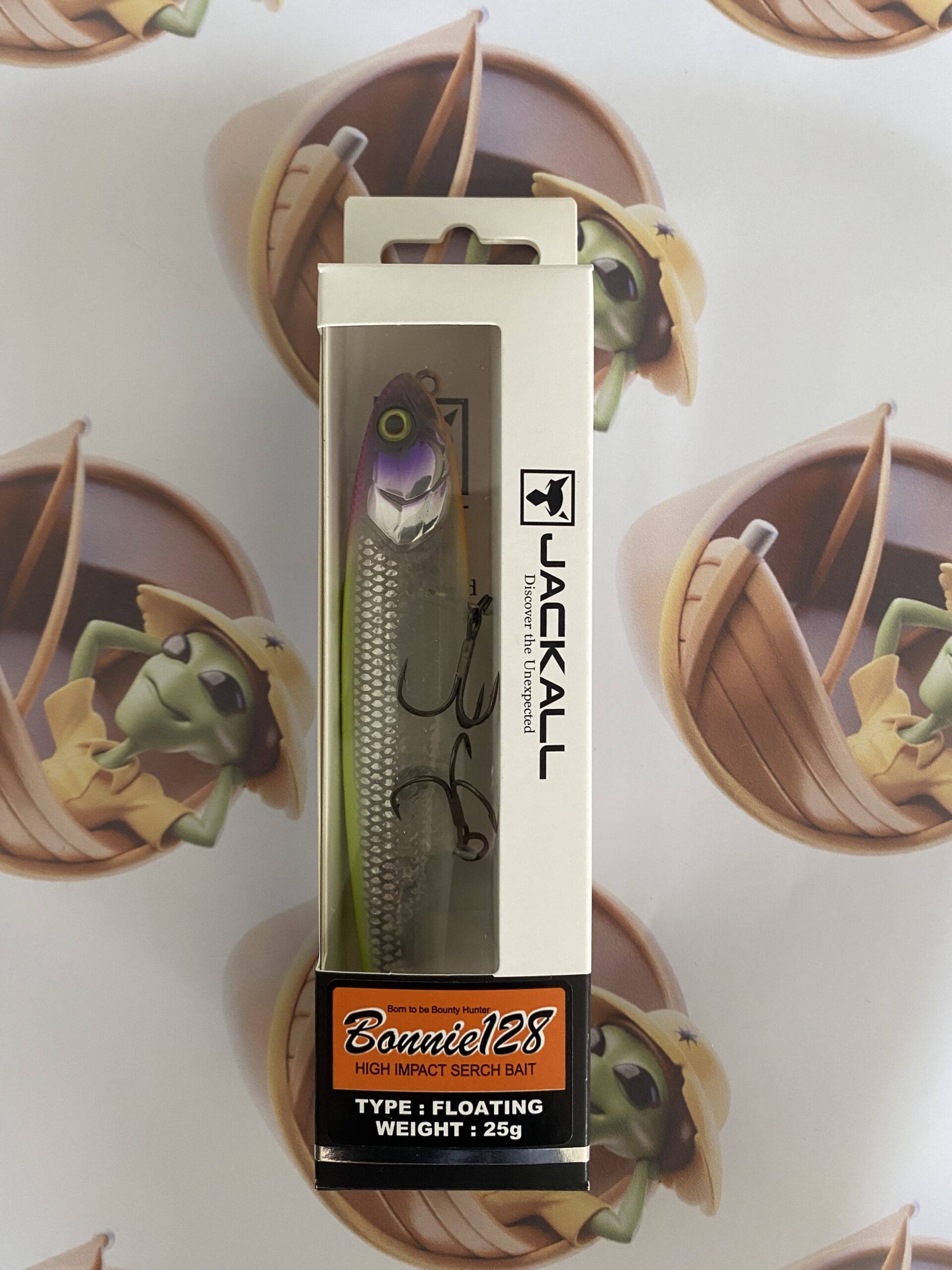 Isca Jackall Bonnie 128 Cor Uroko Hashiro - Imagem 2