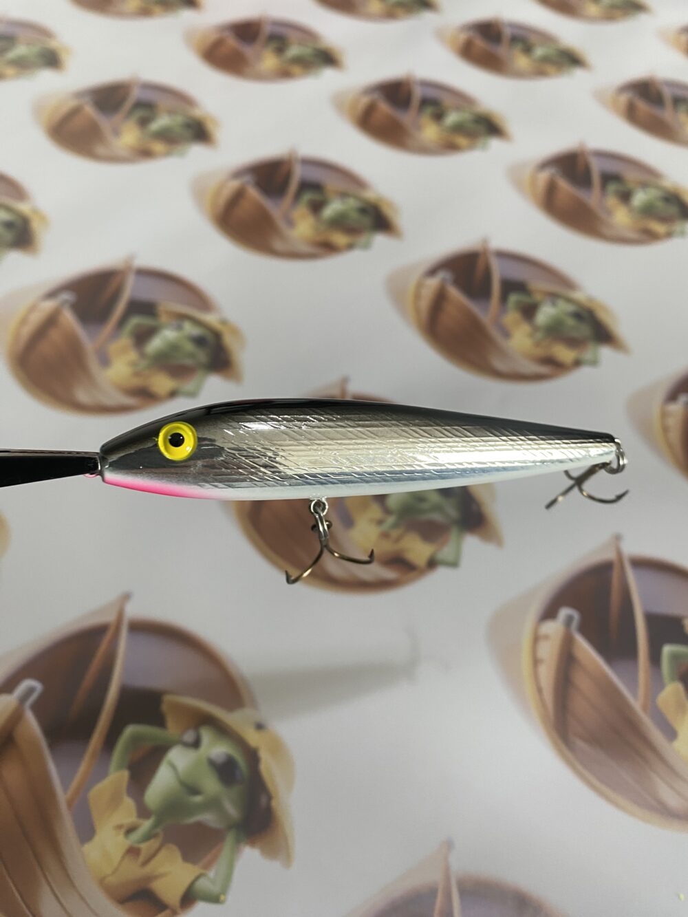 Isca Rebel Jumpin Minnow T10 Cor Cromo