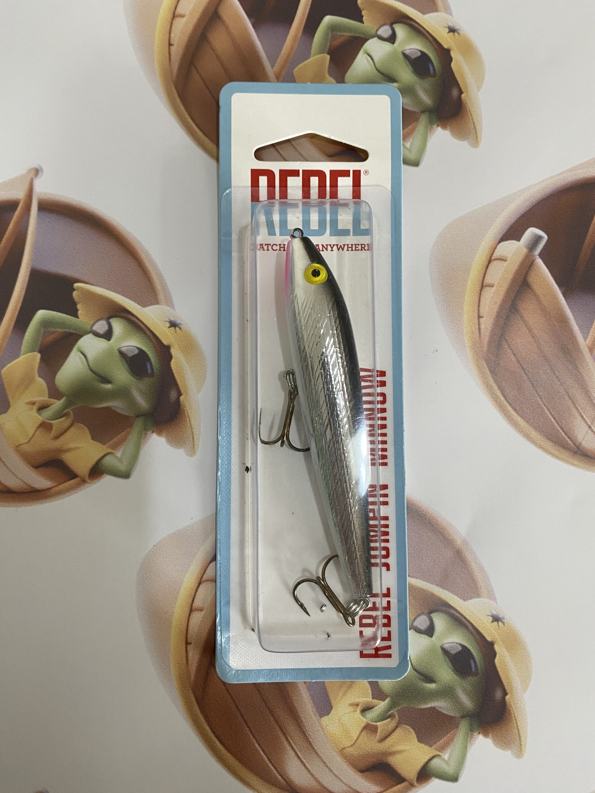 Isca Rebel Jumpin Minnow T10 Cor Cromo - Imagem 2