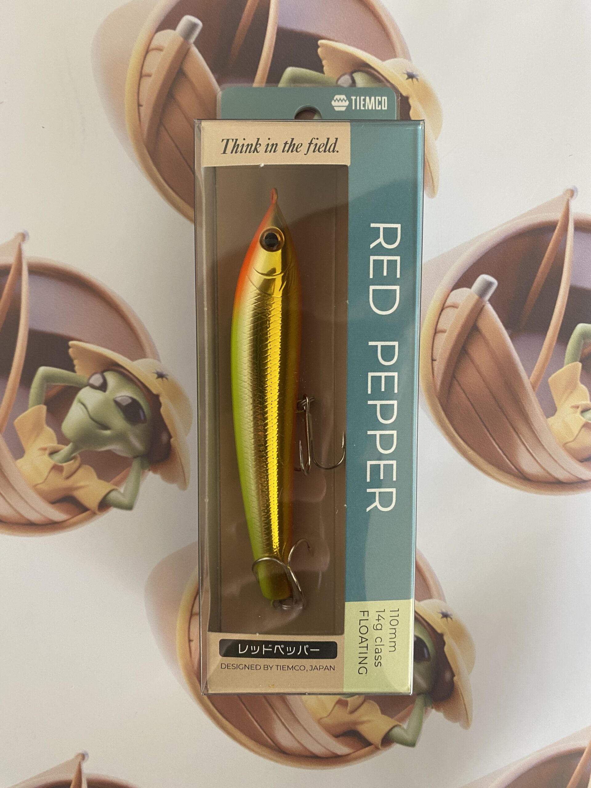 Isca Tiemco Red Pepper 110 Cor Gold Crown Belly - Imagem 2