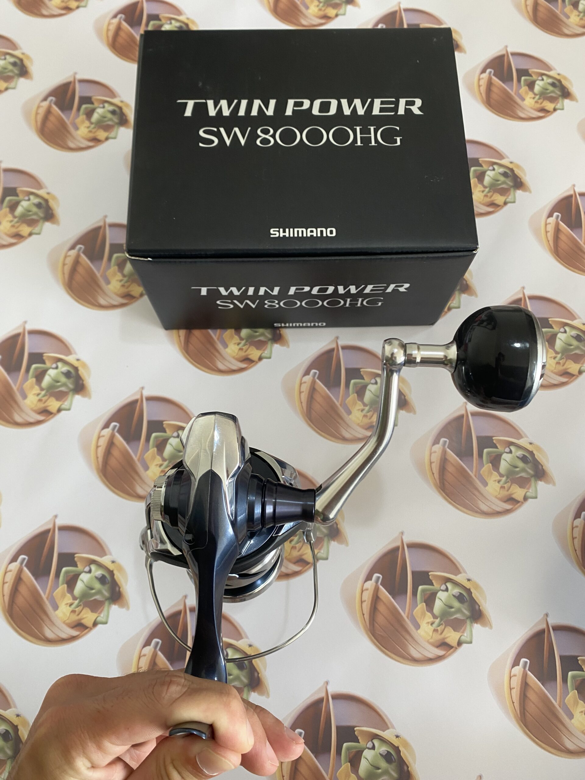 Molinete Shimano Twin Power SW 8000HG - Imagem 5