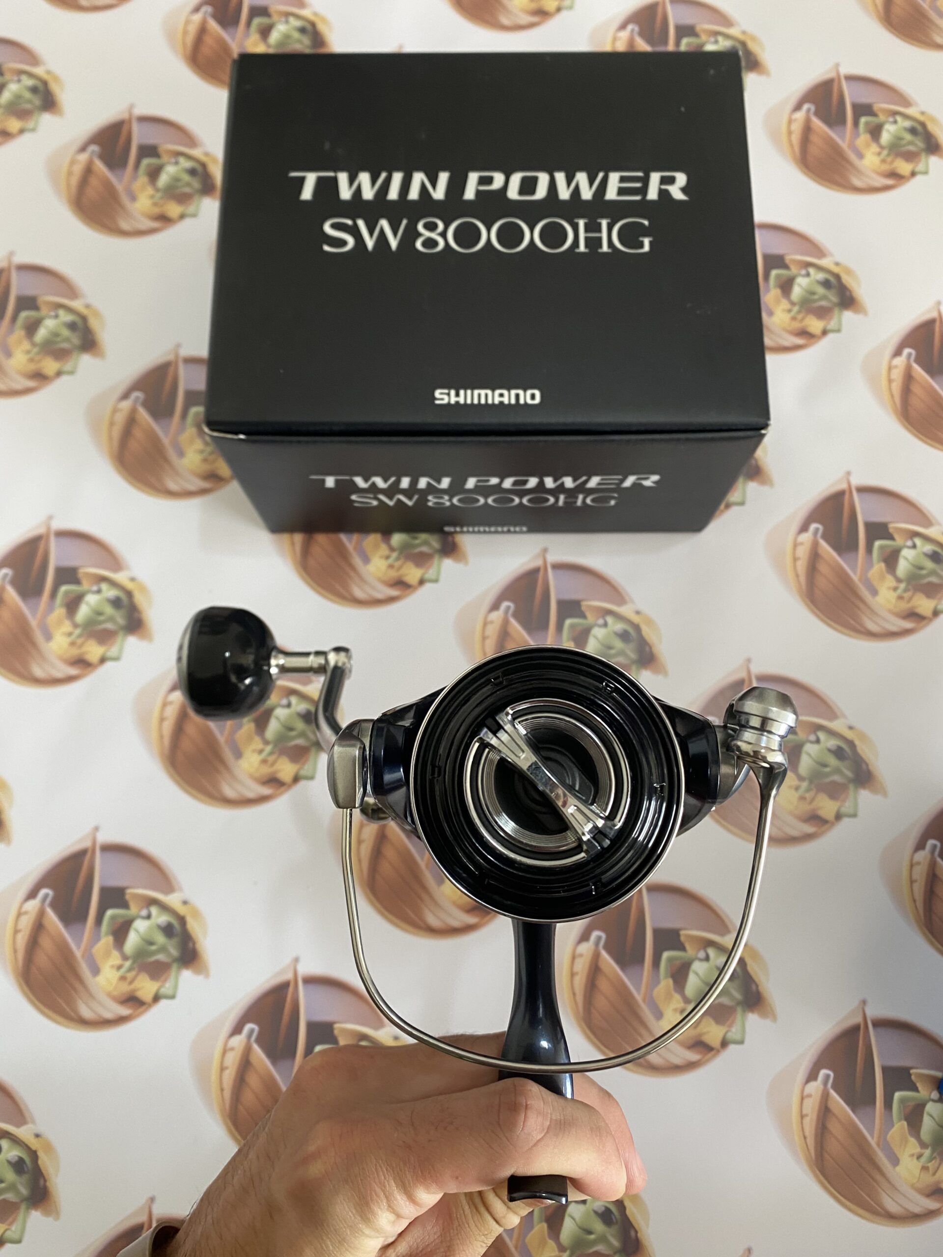 Molinete Shimano Twin Power SW 8000HG - Imagem 4