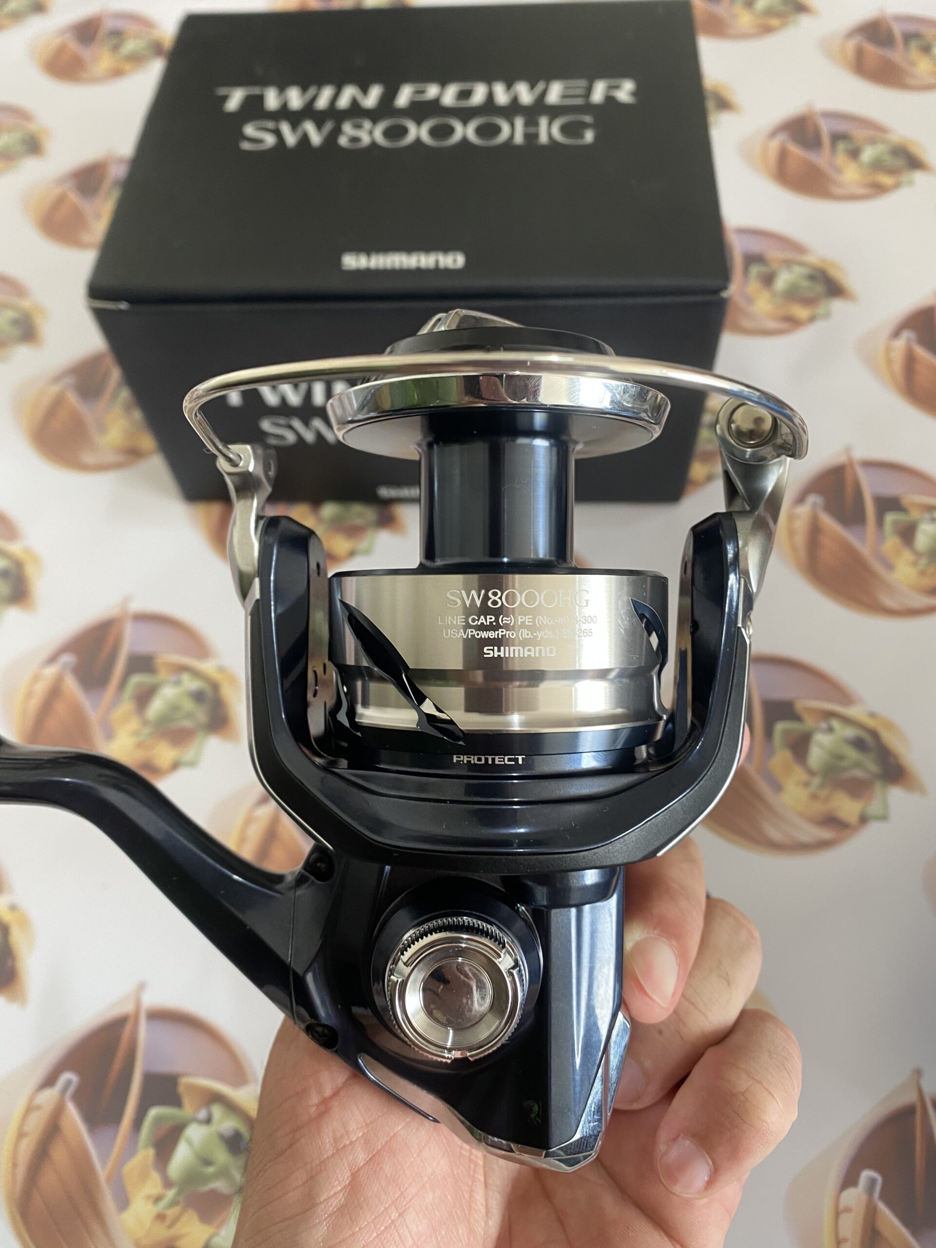 Molinete Shimano Twin Power SW 8000HG - Imagem 3
