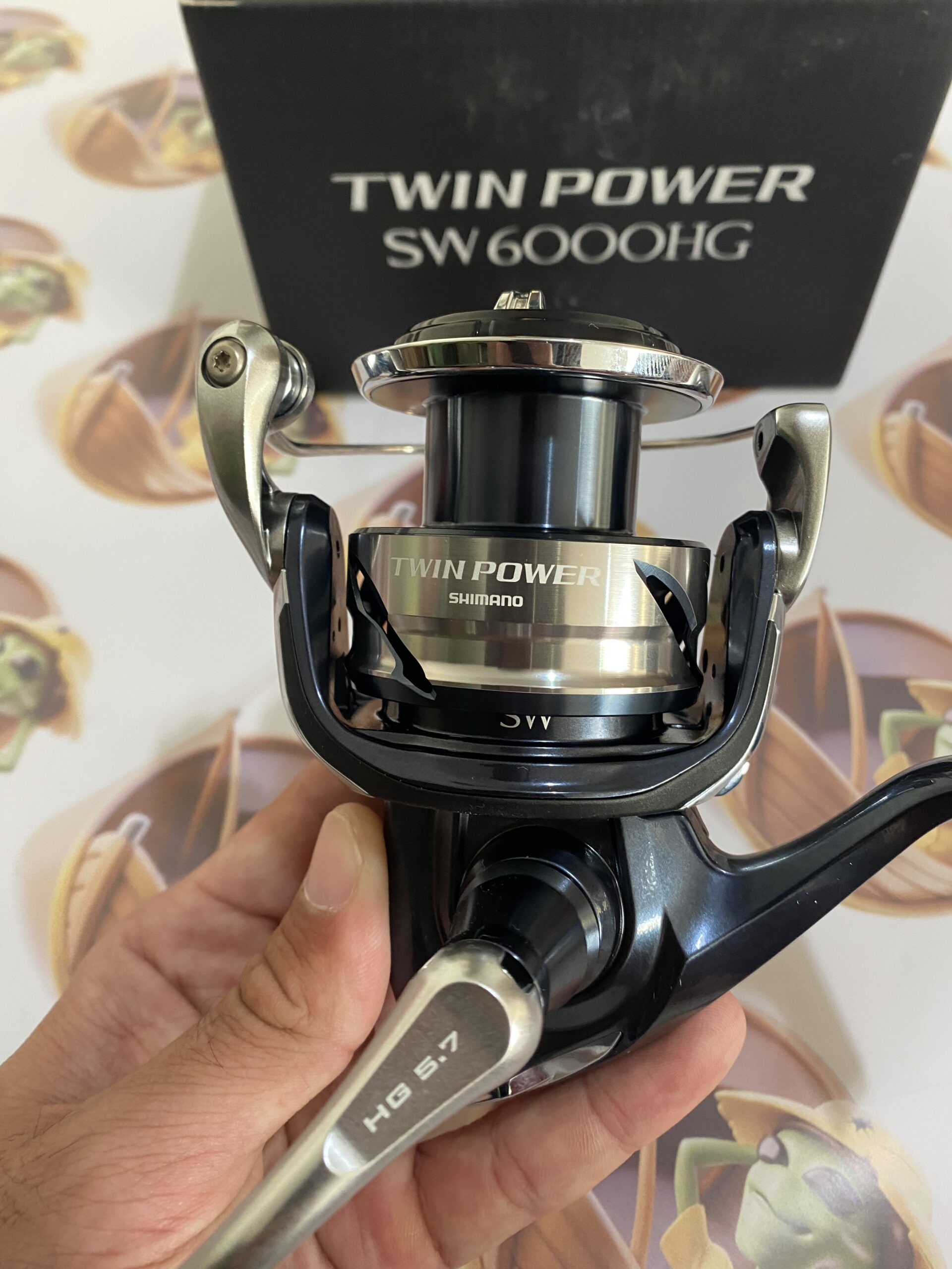 Molinete Shimano TwinPower SW 6000 HG - Imagem 2
